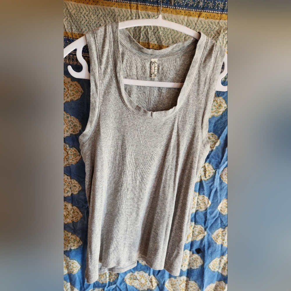 Free People Grey tank
